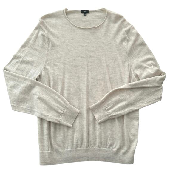 VINCE Men’s Sweater Rolled Neck Beige Wool Cashmere Size XL - Picture 1 of 5